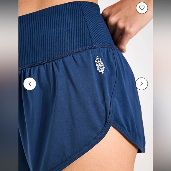 Free People Movement Game Time Shorts in Yellow - Picture 4 of 13